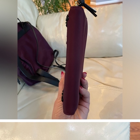 Kate Spade wine embellished wallet - Picture 4 of 6